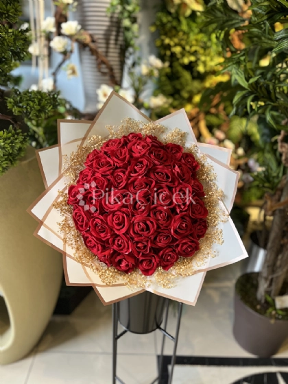 41 K�rm�z� Kadife G�l �steme �i�e�i