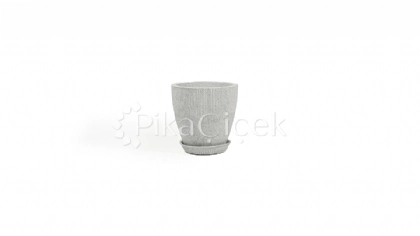 Dikey �izgili Tabakl� Saks� BEYAZ