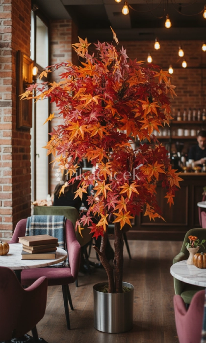 Yapay K�z�l ��nar A�ac� 170 cm